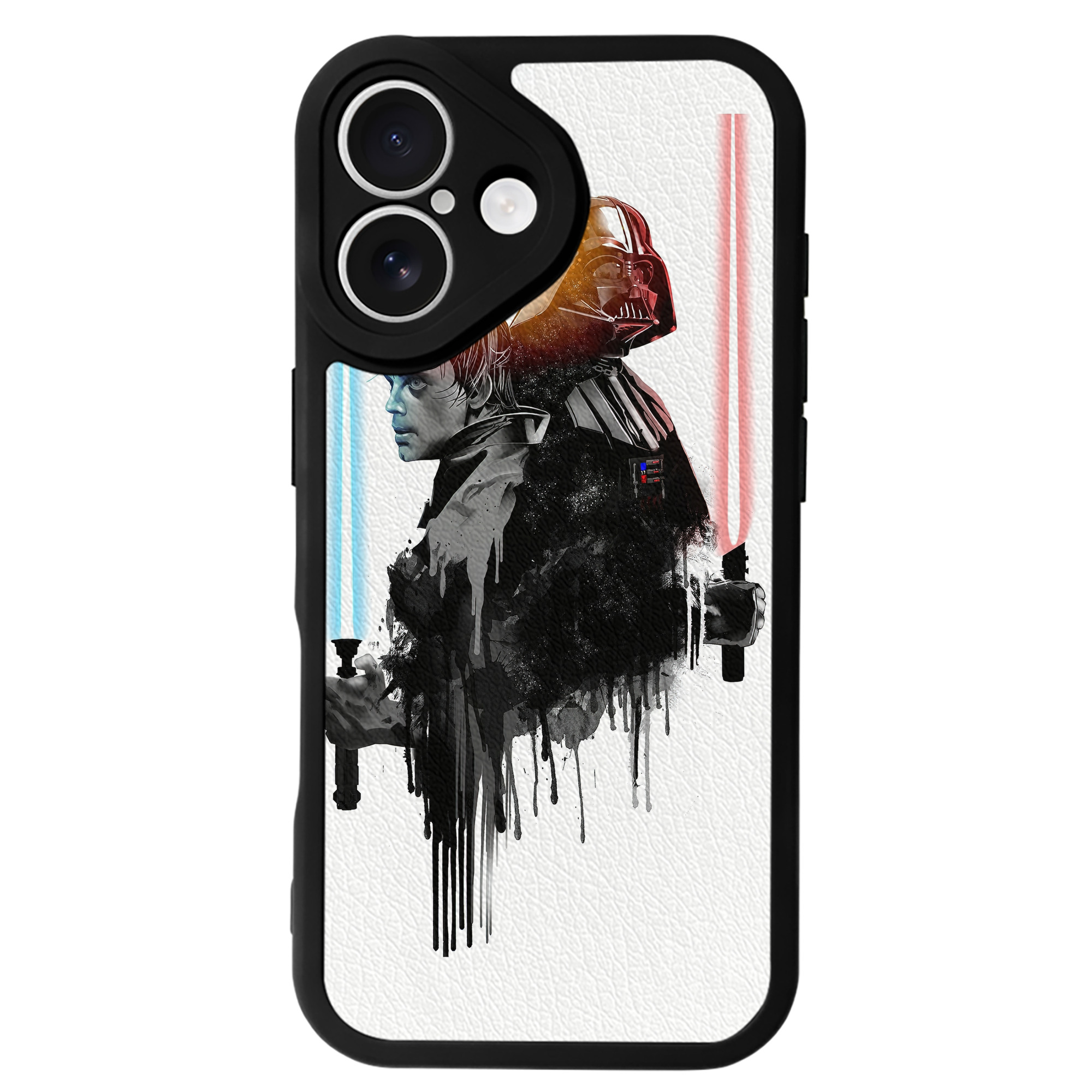 （画像用） スター・ウォーズ Star Wars 【iPhone 16シリーズ対応】シリコンスマホケース（レザー調） 材質：シリコン